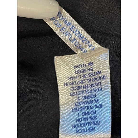 Eliza J Womens Lace Sheath Dress EJ2M2743 Back V Round Neck Black Cream Size 10 - Picture 11 of 11